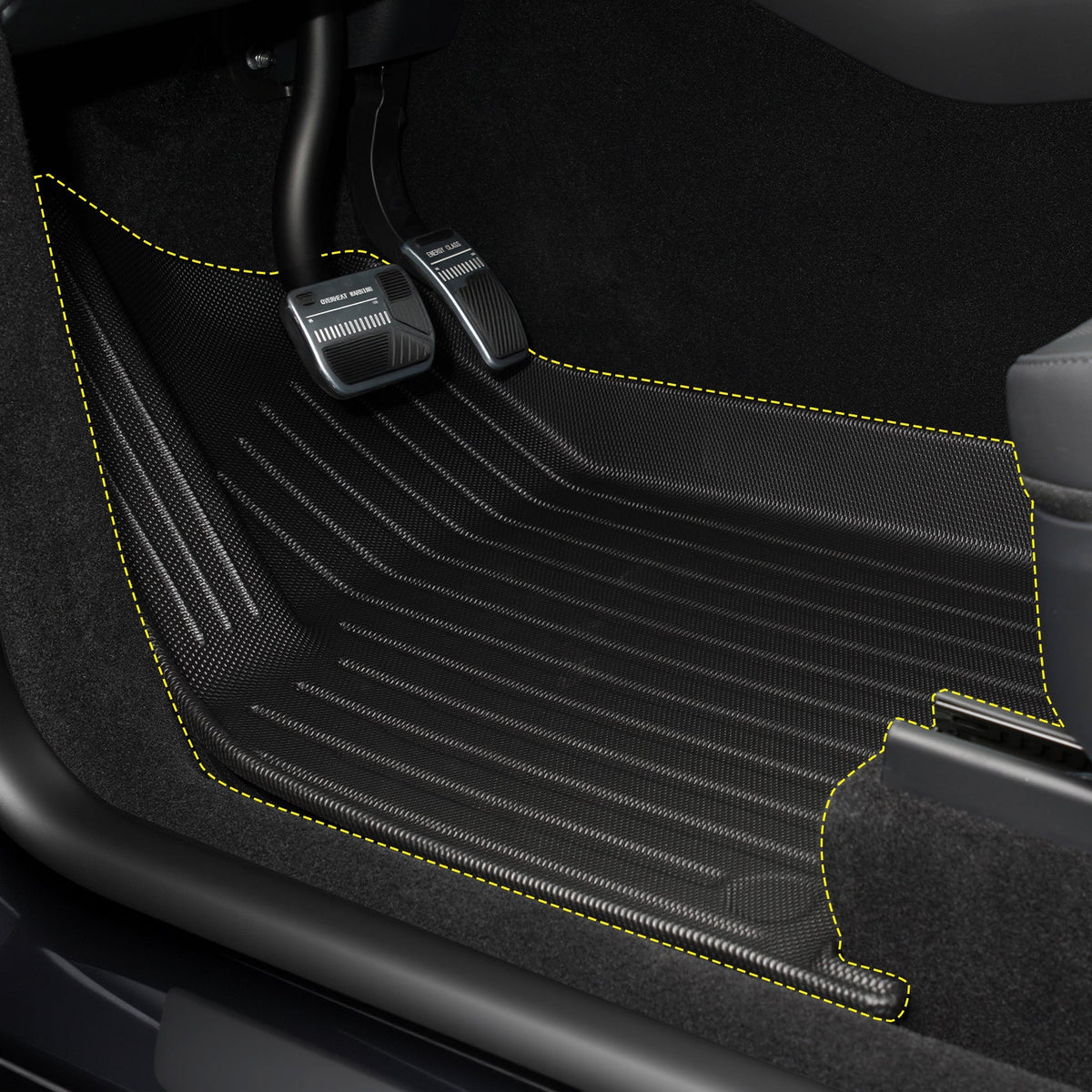 All Weather 3D TPE Floor Mats for Tesla Model Y Juniper
