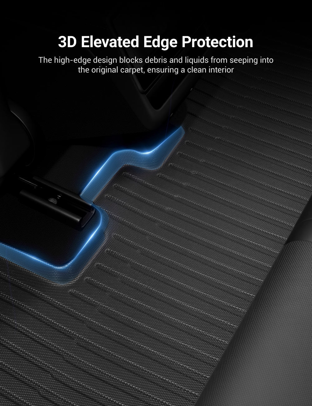 All Weather 3D TPE Floor Mats for Tesla Model Y Juniper