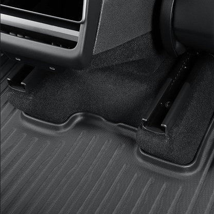 All Weather TPE Floor Mats with Door Sill Protector for Model 3 Highland