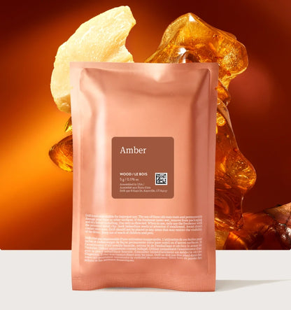 Wood Car Freshener Amber