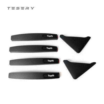 Rubber Door Edge Guards for Tesla | Universal Fit | 3M Adhesive | Heat & Cold Resistant