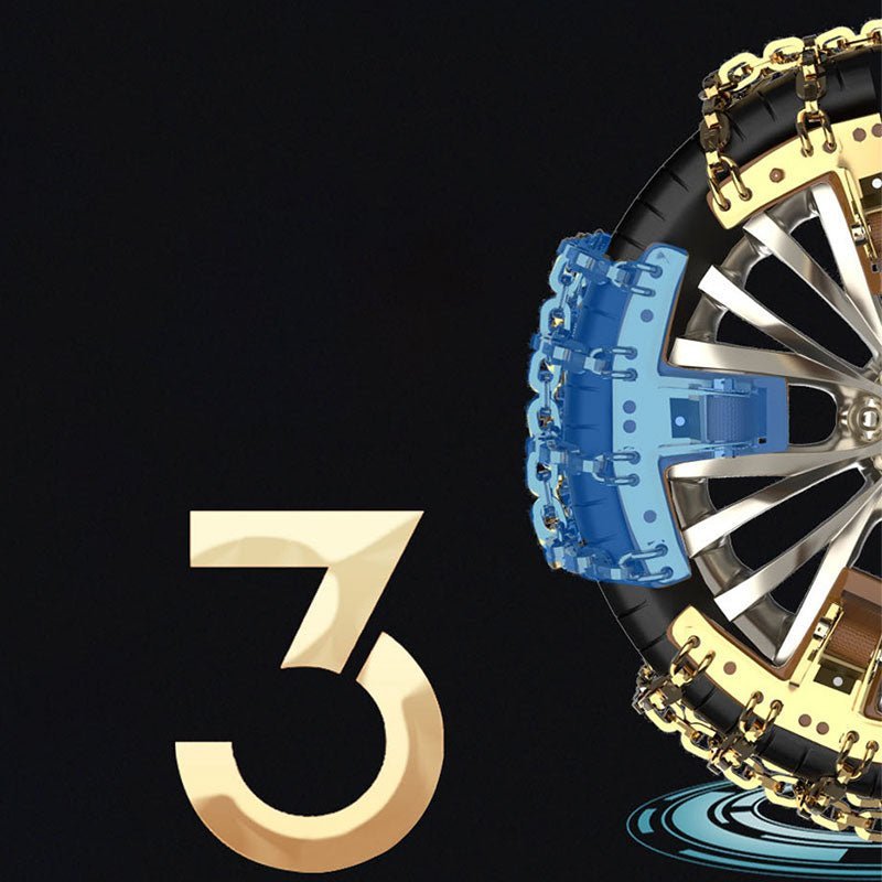 Flash Sale: Anti-Slip Snow Chains Nine Grid For Model Y/3/X/S