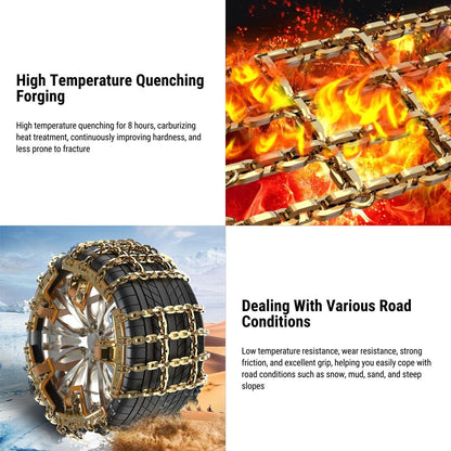Flash Sale: Anti-Slip Snow Chains Nine Grid For Model Y/3/X/S