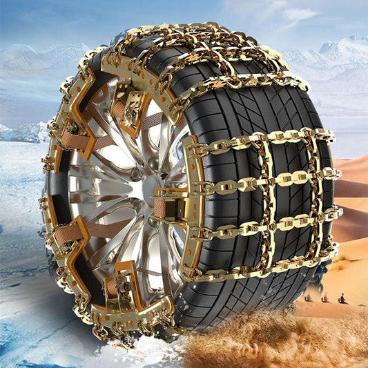 Flash Sale: Anti-Slip Snow Chains Nine Grid For Model Y/3/X/S