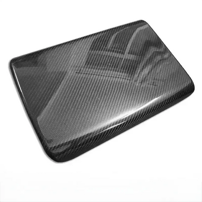 Armrest Box Dry Carbon Fiber Overlay for Model S/X 2021+