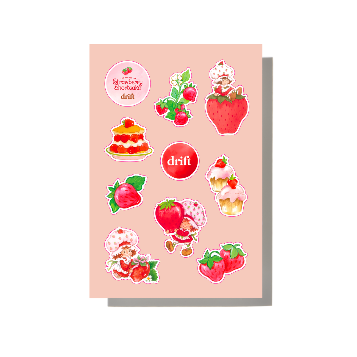 Strawberry Shortcake Sticker Sheet