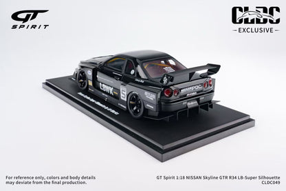 GT Spirit 1:18 NISSAN Skyline GTR R34 LB-Super Silhouette CLDC049