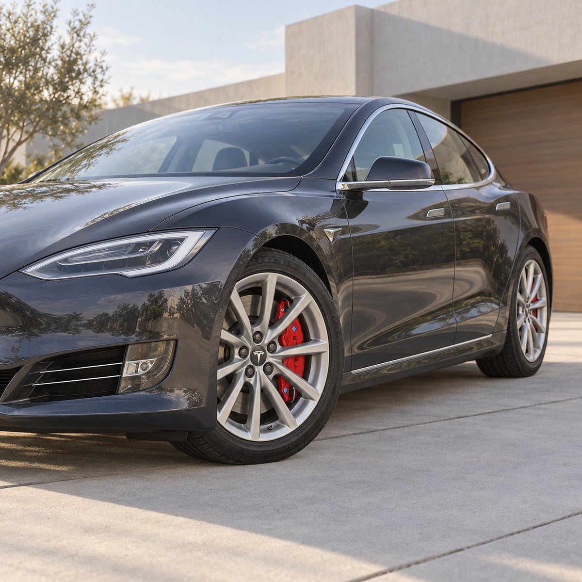 Brake Caliper Covers for Tesla Model S/X | 4-Piece Aluminum Set