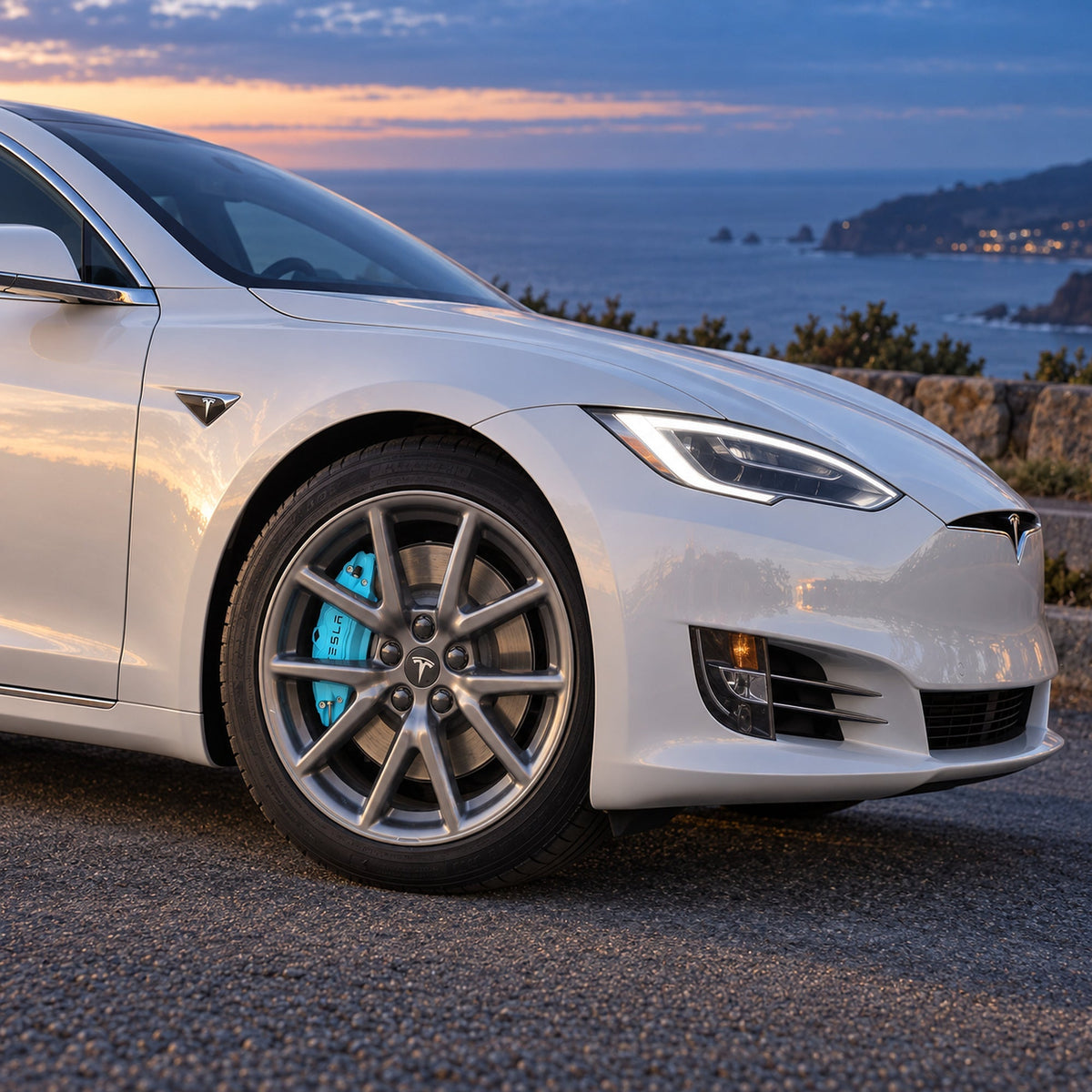 Brake Caliper Covers for Tesla Model S/X | 4-Piece Aluminum Set