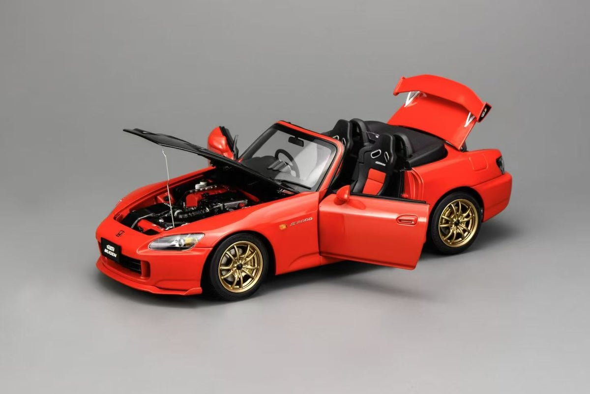 [Preorder] MOTORHELIX 1:18 Honda S2000 (AP2) MUGEN (2 Colours) M85123/M85124