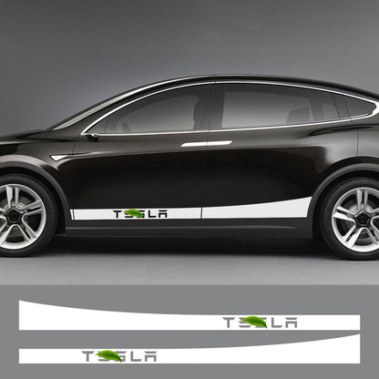 Side Skirt Stripe Decals (2-Pack) | 3 Styles | Multiple Colors | Scratch Protection