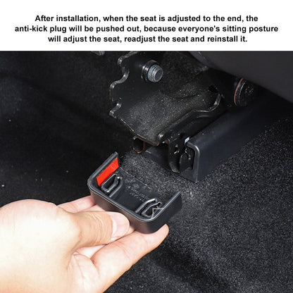 Seat Slide Rail Safety Plugs for Model 3/Y | 4-Pack