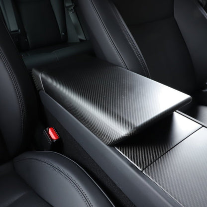 Carbon Fiber Armrest Cover For Model 3 Highland / Model Y Juniper / Model YL