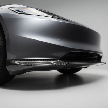 Carbon Fiber Front Lip Splitterc for Model 3 Highland - Exterior Upgrade