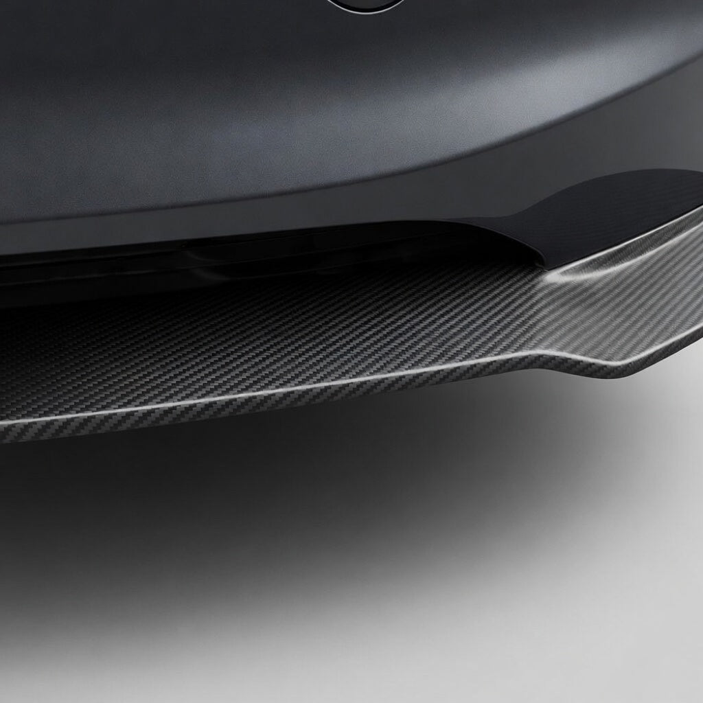 Carbon Fiber Front Lip Splitterc for Model 3 Highland - Exterior Upgrade