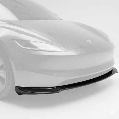 Carbon Fiber Front Lip Splitterc for Model 3 Highland - Exterior Upgrade