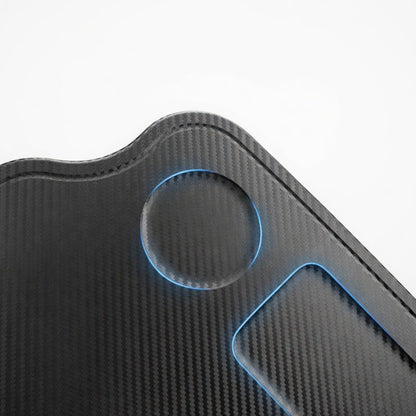 Carbon Fiber Pattern Foldable Working Tray Table for Model 3 Highland & Model Y Juniper | ABS