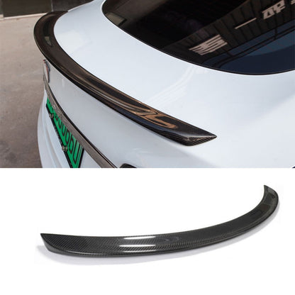 Carbon Fiber Rear Trunk Spoiler Blade Performance Style for Tesla Model S