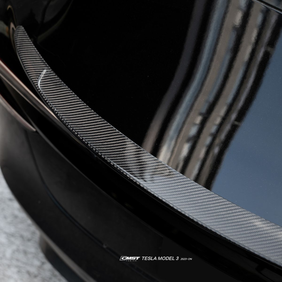 Carbon Fiber Rear Trunk Spoiler for Model 3 Highland / Performance