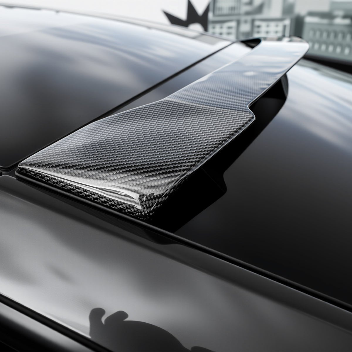 Dry Carbon Fiber Roof Spoiler for Model Y 2020-2026 | TESERY