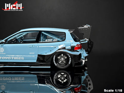 [Preorder] MCM 1:18 Honda Kevamannz 1996 EG6 Hatchback Wide  Body (5 Colours)