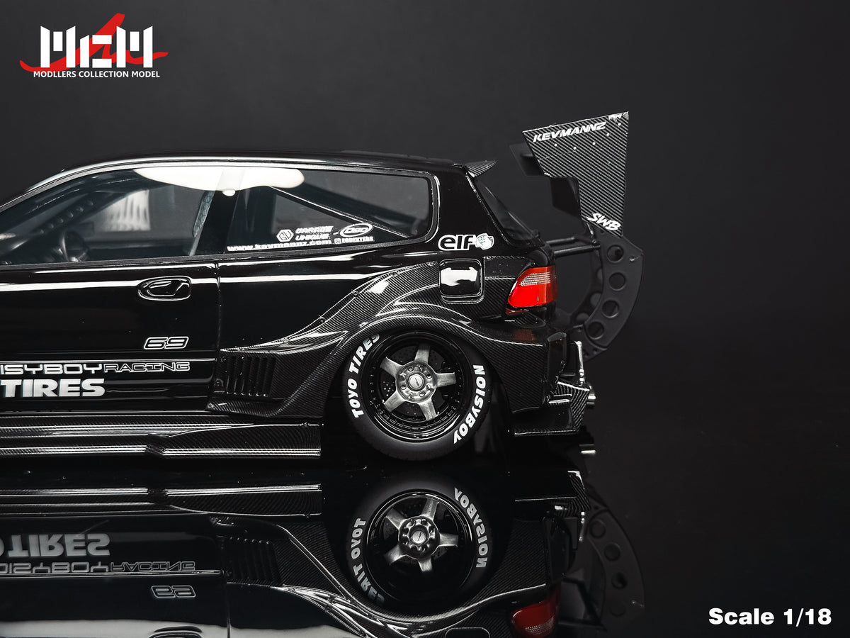 [Preorder] MCM 1:18 Honda Kevamannz 1996 EG6 Hatchback Wide  Body (5 Colours)
