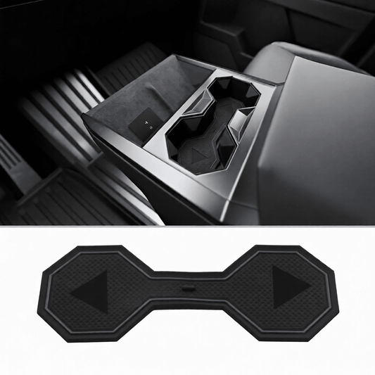 Center Console Cup Holder Coasters for Cybertruck | Non-Slip Silicone