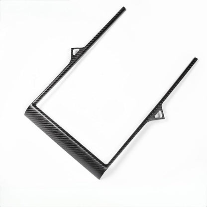 Center Display Frame Dry Carbon Fiber Overlay for Model S/X 2014-2020