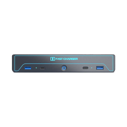 USB Hub for Model 3 Highland & Model Y Juniper | 7-Mode Ambient Light | Fast Charging