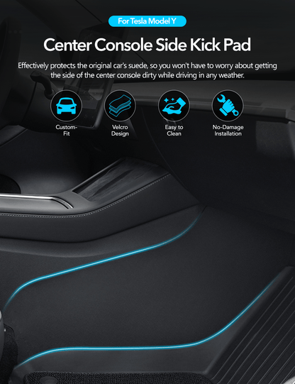 Central Control Side Kick Pad for Tesla Model Y
