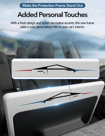 Central Screen Protector Frame for Tesla Model 3 Highland & New Model Y