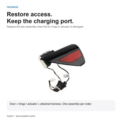Charge Port Door Assembly for Tesla Model 3 / Model Y – North America