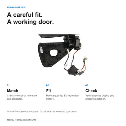 Charge Port Door Assembly for Tesla Model 3 / Model Y – North America