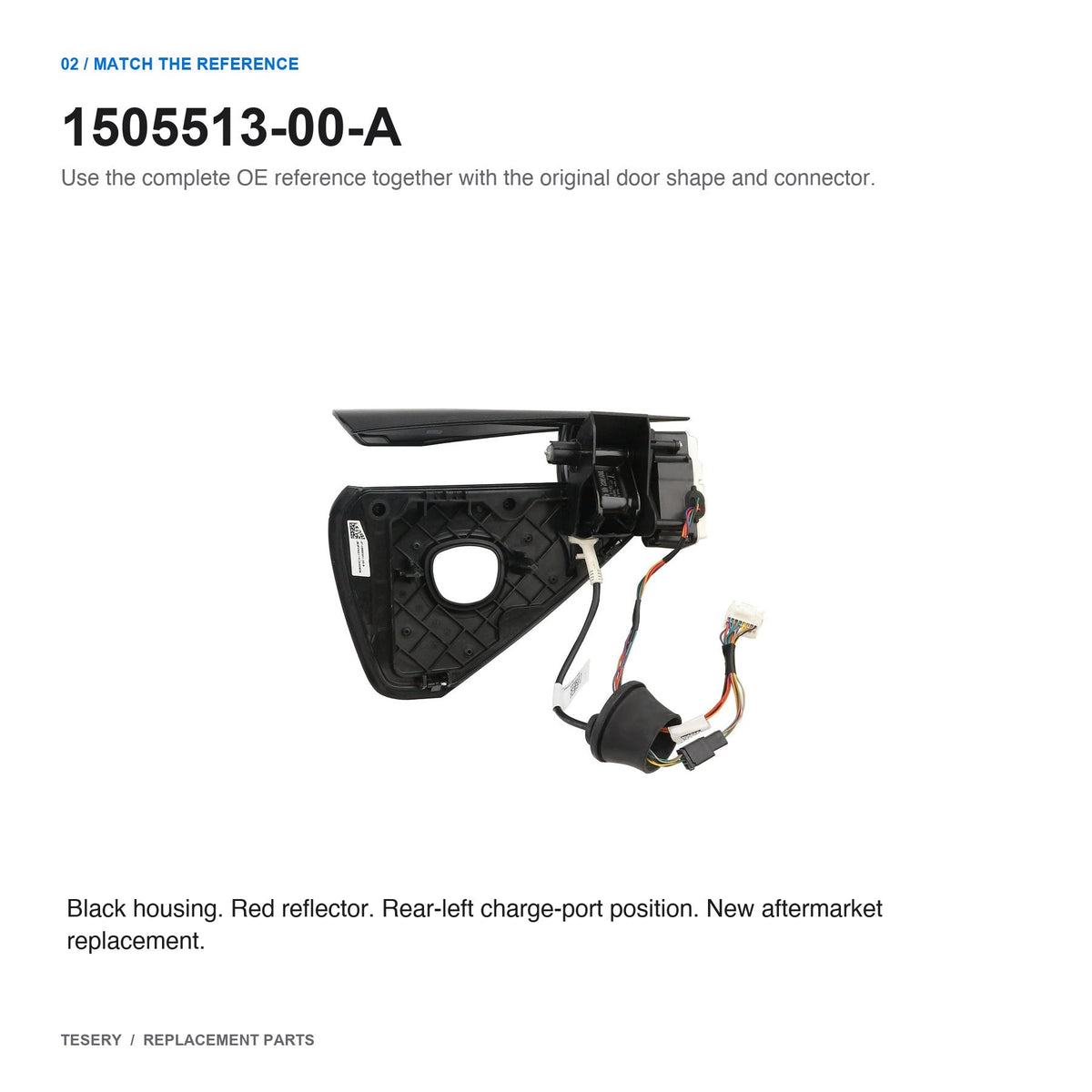 Charge Port Door Assembly for Tesla Model 3 / Model Y – North America