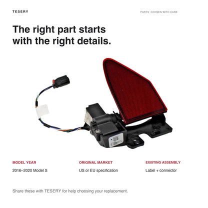 Charge Port Door Assembly for Tesla Model S (2016–2020)