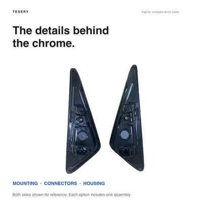 Chrome Side Repeater Camera for Tesla Model 3 (2017–2020)