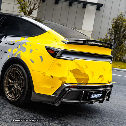 Carbon Fiber Rear Ducktail Spoiler Wing for Model Y Juniper