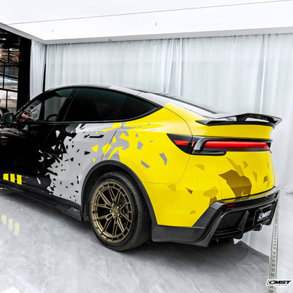 Carbon Fiber Rear Ducktail Spoiler Wing for Model Y Juniper