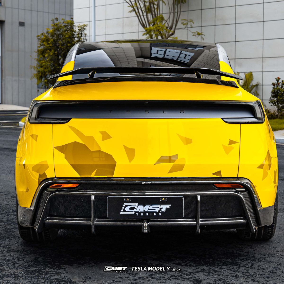 Carbon Fiber Rear Ducktail Spoiler Wing for Model Y Juniper