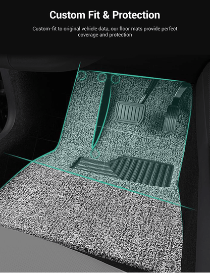 Coil Floor Mats for Tesla Model 3 Highland & Model Y Juniper
