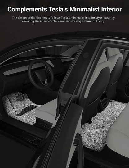 Coil Floor Mats for Tesla Model 3 Highland & Model Y Juniper