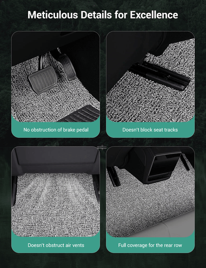 Coil Floor Mats for Tesla Model 3 Highland & Model Y Juniper