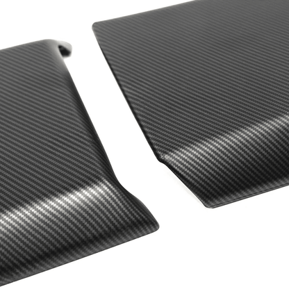 Cybertruck Armrest Carbon Fiber Style ABS Protective Trim Overlay