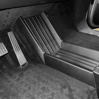 Cybertruck Lower Console Side Carbon Fiber Style ABS Protection