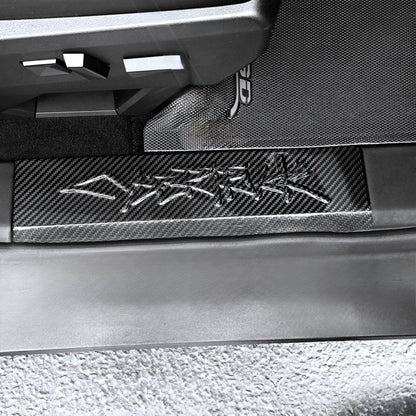 Cybertruck Performance Look Dry Carbon Fiber Front Door Sill Trim (1 Pair)