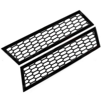 Cybertruck Rear Bumper Honeycomb Trim Cover – Carbon Fiber Style Protective Guard