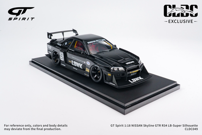 GT Spirit 1:18 NISSAN Skyline GTR R34 LB-Super Silhouette CLDC049