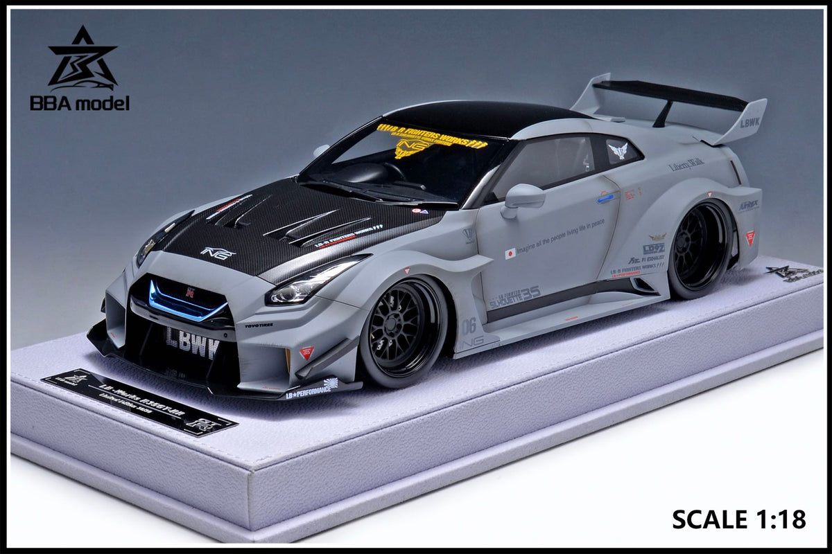 BBA model 1:18 Nissan GTR 35GT-RR LBWK (5 Colours)