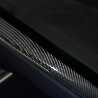 Dry Carbon Fiber Dashboard Panel Overlay for Model S/X 2021+ | 3 Finishes | UV Protected | Peel & Stick