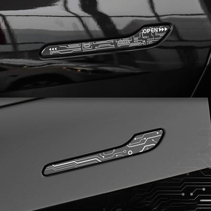 Door Handle Protection Film for Model 3/Y (4-Pack) | Custom Fit PPF | 6 Designs